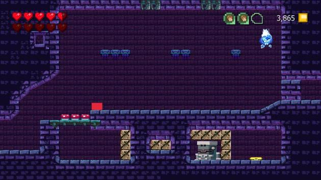 The end of the game has an over-reliance on wall-jumping, which is where it starts to feel they ran out of ideas. This is one of the few indies I've played where removing levels would have almost certainly bumped it up the Leaderboard. 